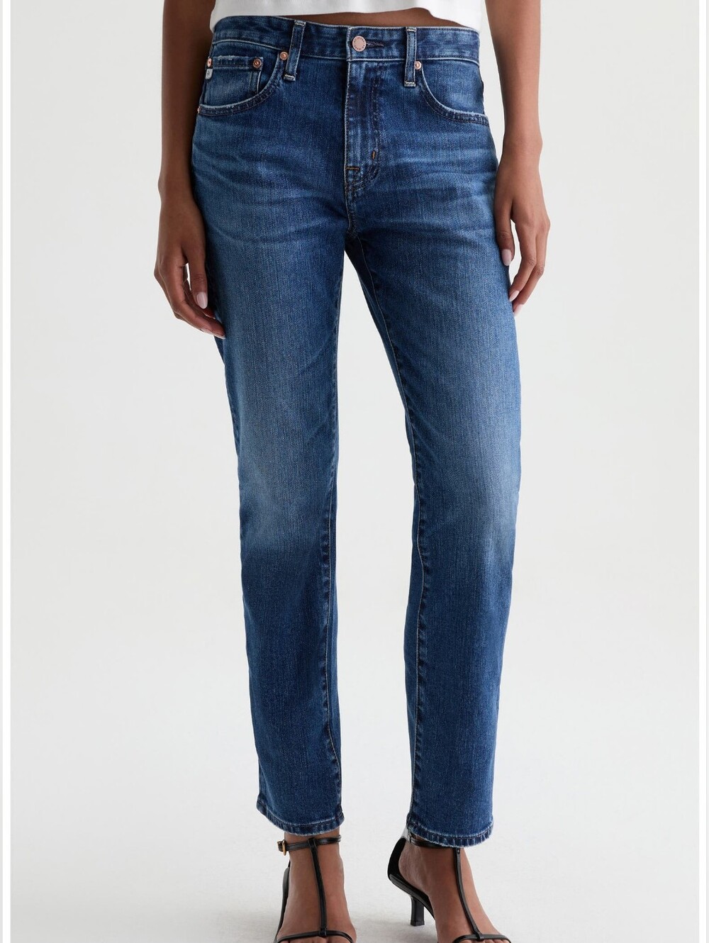 AG Ex Boyfriend Slim Straight Women's Jeans - Blue Size 26